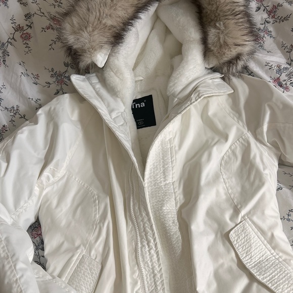 TNA SUMMIT PARKA Birch White - Picture 2 of 5